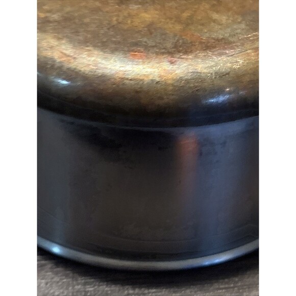 Pre-1968 Vintage Revere Ware 1 Qt Copper Bottom Saucepan Double Screw Handle - Picture 8 of 9